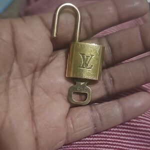 Louis Vuitton Gold Padlock Key #340